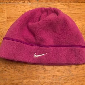 Nike girls fleece winter hat very good cond One Sz